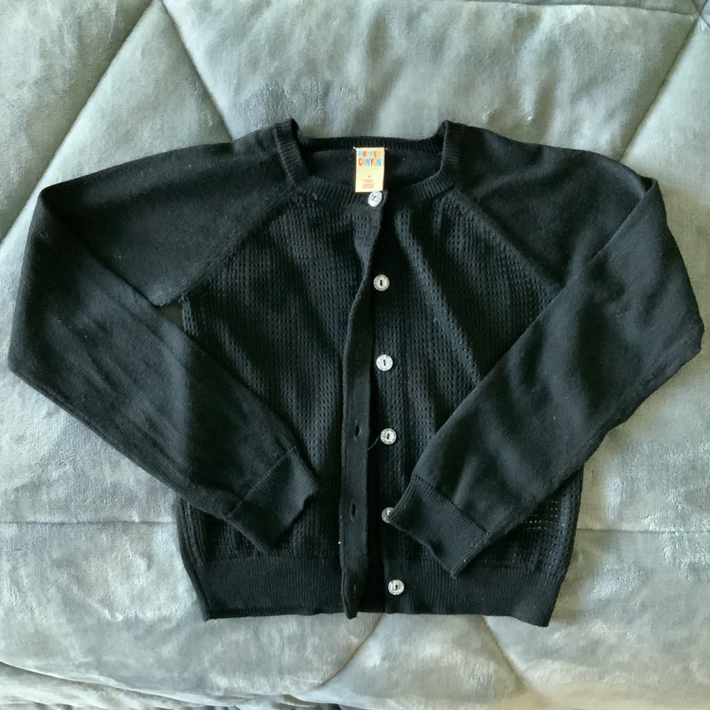 HARPER CANYON GIRLS CARDIGAN SWEATER SIZE 4